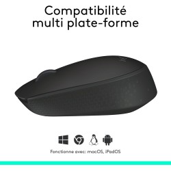 Logitech M171 Wireless Mouse Noir