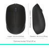 Logitech M171 Wireless Mouse Noir