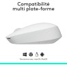 Logitech M171 Wireless Mouse Blanc